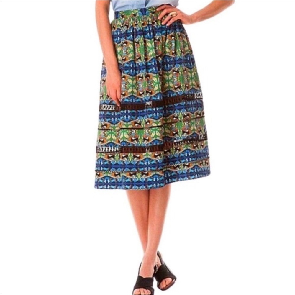 Sam Edelman Mu Tulum Parrot Skirt
